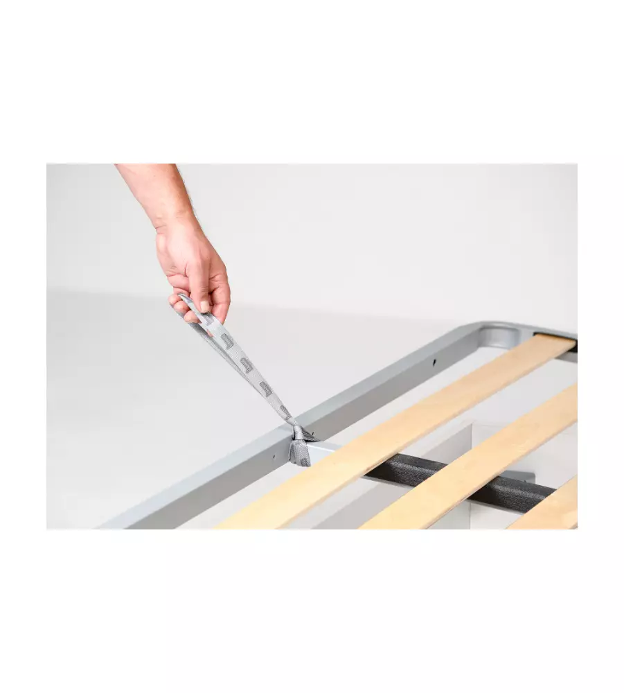 LETTO SINGOLO CONTENITORE "BED BOX" BIANCO 90X190 CM